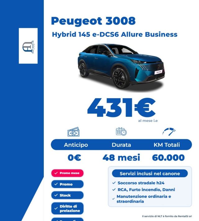 PEUGEOT 3008 usata, con Airbag laterali