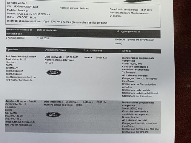 FORD Mustang usata, con ESP