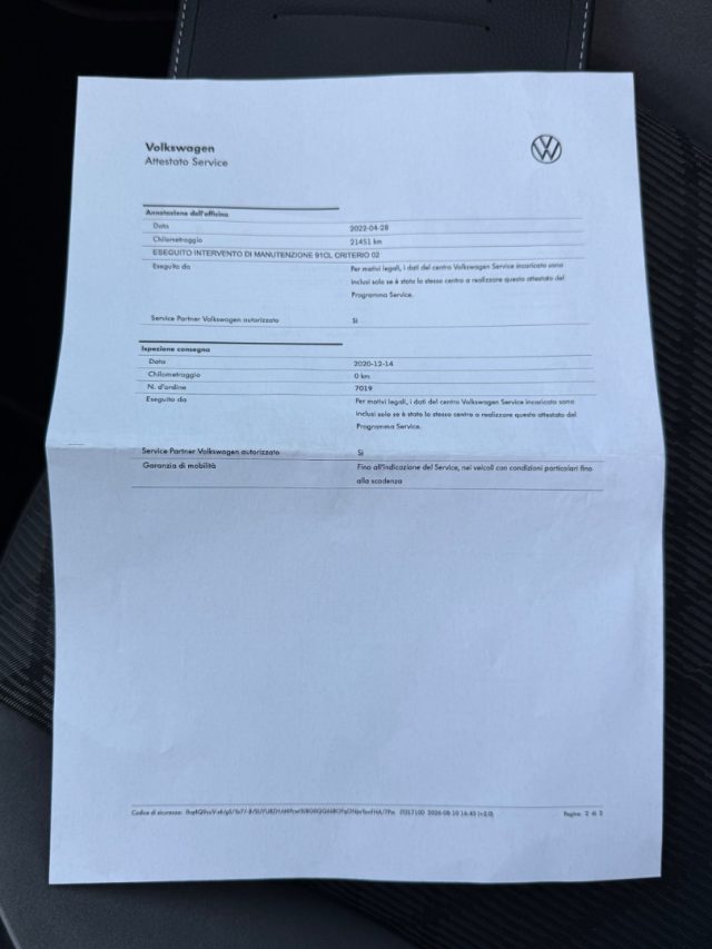 VOLKSWAGEN Tiguan usata, con Airbag testa