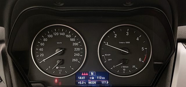 BMW 216 usata, con Luci diurne LED