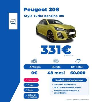 PEUGEOT 208 usata, con Airbag