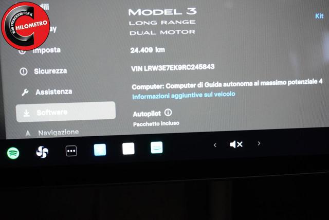 TESLA Model 3 usata, con Fendinebbia
