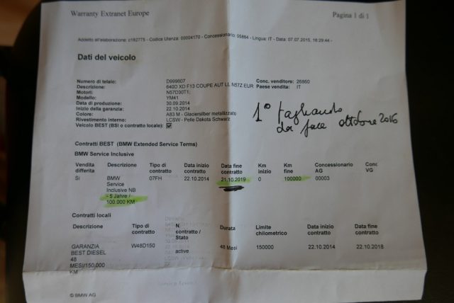 BMW 640 usata, con Bracciolo