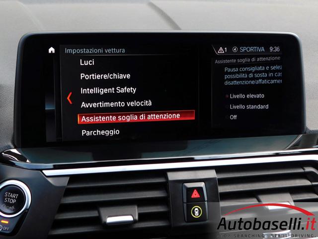 BMW X3 usata, con Sistema di riconoscimento della stanchezza