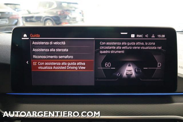 BMW 520 usata, con Touch screen