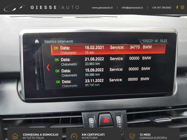BMW 218 usata, con Volante in pelle