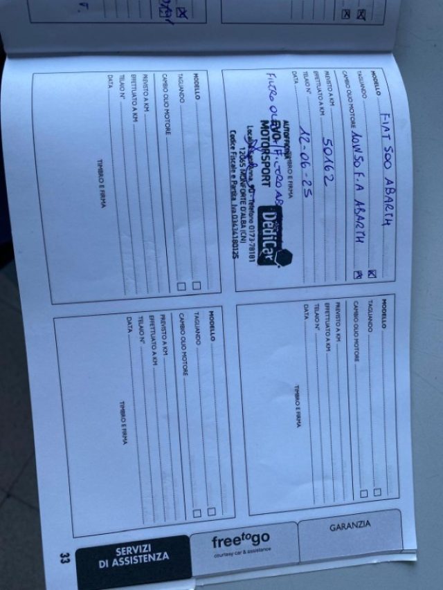 ABARTH 595 usata, con Controllo automatico clima