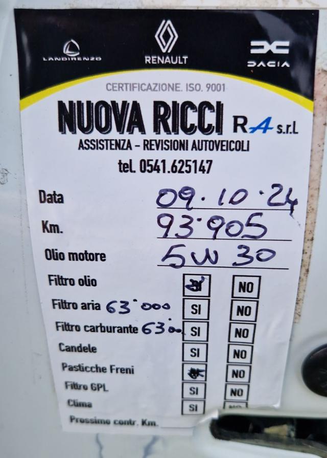 DACIA Duster usata, con Cronologia tagliandi