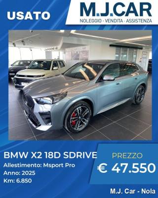 BMW X2 sDrive 18d Msport Pro
