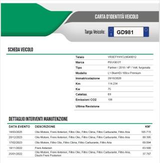 PEUGEOT Partner usata 34