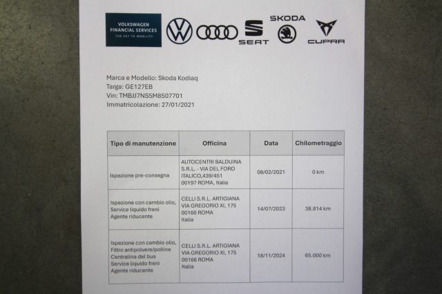 SKODA Kodiaq usata, con Chiusura centralizzata