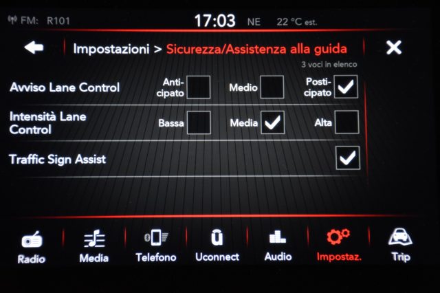 FIAT 500X usata, con Controllo elettronico della corsia