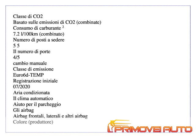 FIAT 500L usata, con Airbag Passeggero