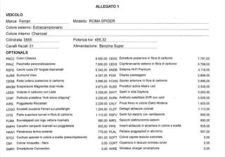 FERRARI Roma usata, con Bluetooth