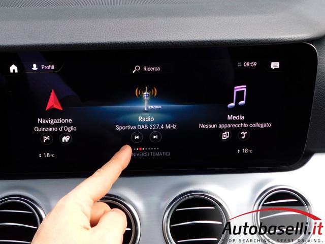 MERCEDES-BENZ E 220 usata, con Streaming musicale integrato