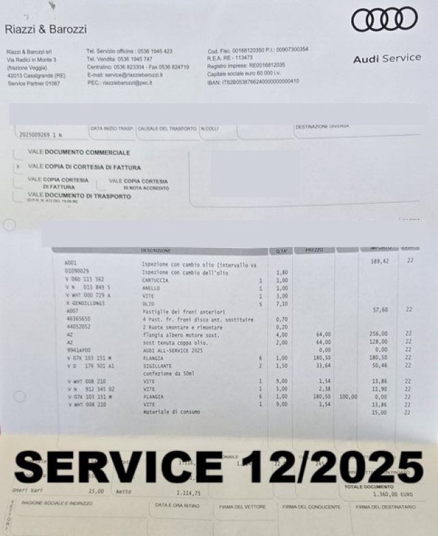 AUDI RS3 usata, con Fendinebbia