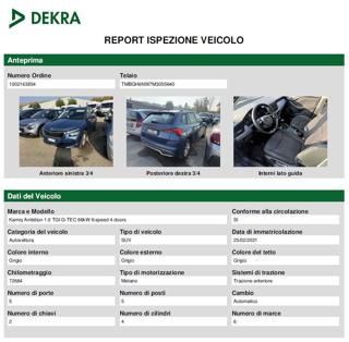 SKODA Kamiq usata, con Airbag