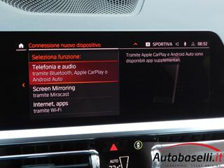 BMW 318 usata, con Android Auto