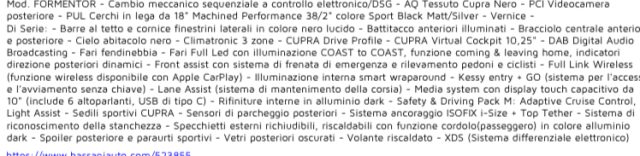CUPRA Formentor usata, con Controllo trazione