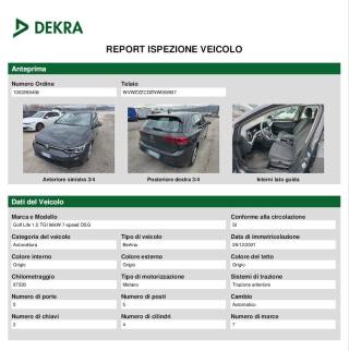 VOLKSWAGEN Golf usata, con Airbag testa