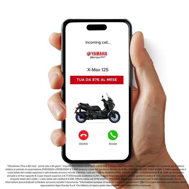 YAMAHA X-Max 125 usata 2