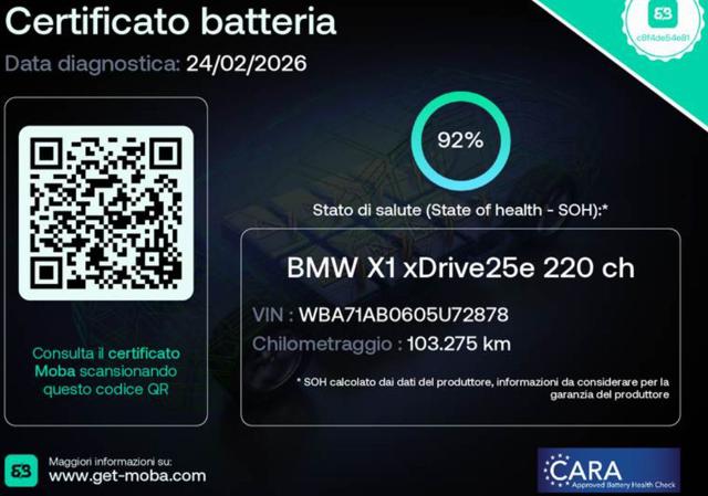 BMW X1 usata, con Filtro antiparticolato