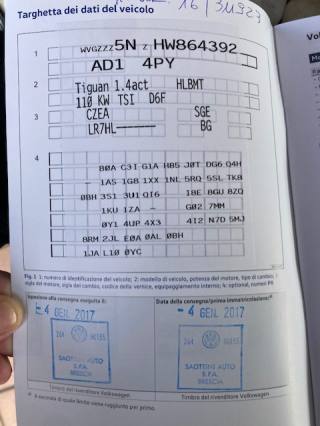 VOLKSWAGEN Tiguan usata, con Fari LED
