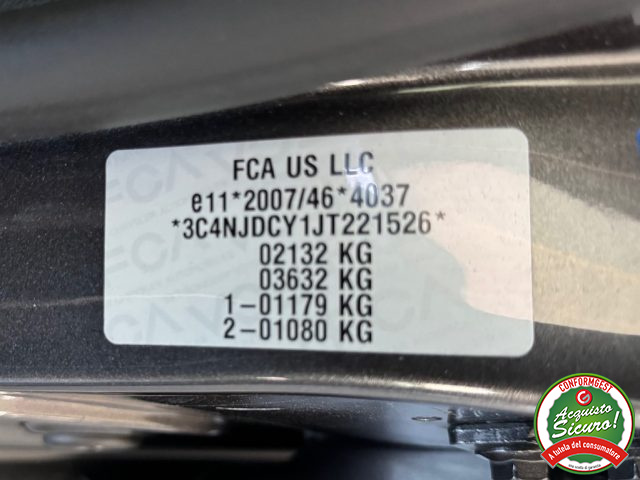 JEEP Compass usata, con Sistema di navigazione