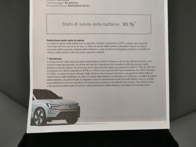 VOLVO C40 usata, con Fari LED