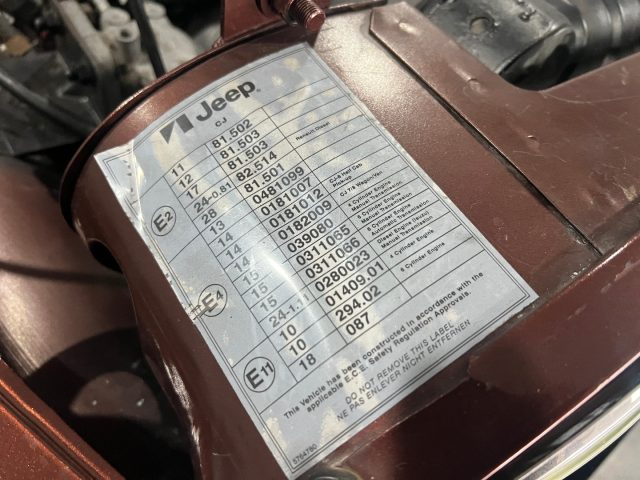 JEEP CJ-7 usata 12