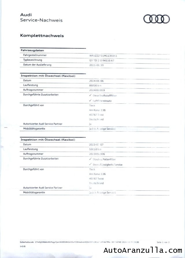 AUDI Q3 usata, con Volante multifunzione