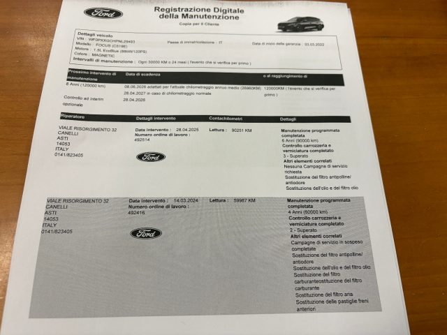 FORD Focus usata, con Apple CarPlay