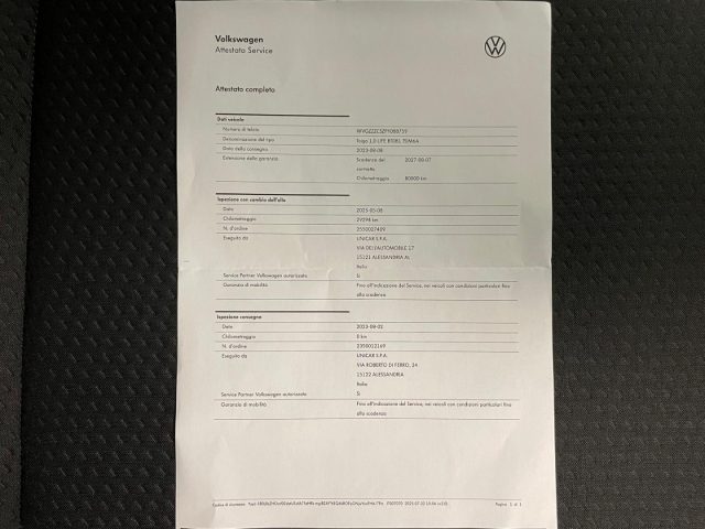 VOLKSWAGEN Taigo usata, con Controllo elettronico della corsia
