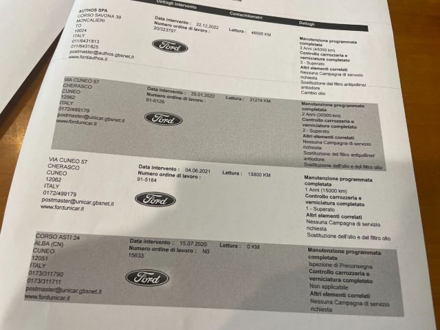 FORD Edge usata, con Airbag testa