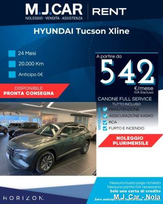 HYUNDAI Tucson 1.6 HEV aut. XLine CAMBIO AUTOMATICO--PLURIMENSILE