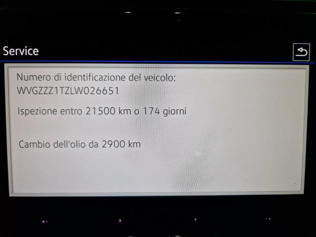 VOLKSWAGEN Touran usata, con Bluetooth