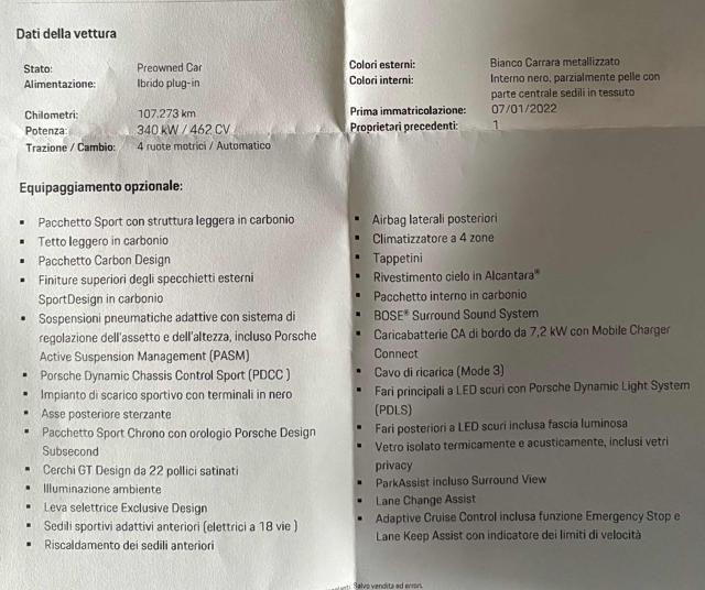 PORSCHE Cayenne usata, con Alzacristalli elettrici