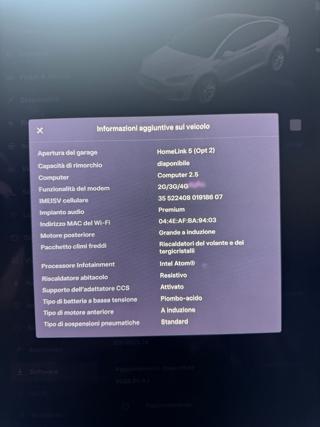 TESLA Model X usata, con Climatizzatore