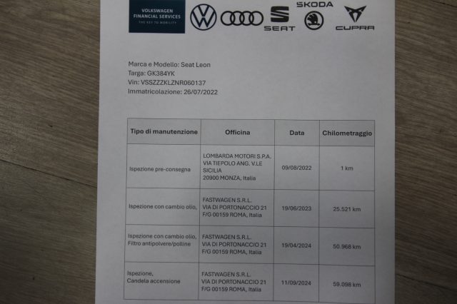 SEAT Leon usata, con Chiusura centralizzata