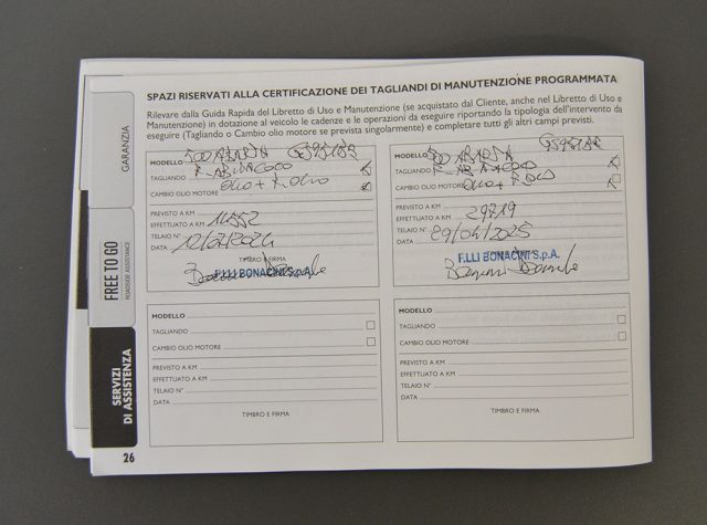 ABARTH 695 usata, con Cronologia tagliandi