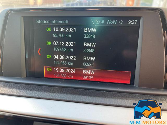 BMW 118 usata, con Cronologia tagliandi