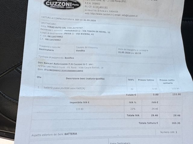 VOLVO V70 usata, con Monitoraggio pressione pneumatici