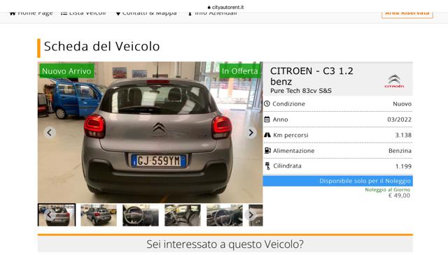 CITROEN C3 usata, con Airbag laterali