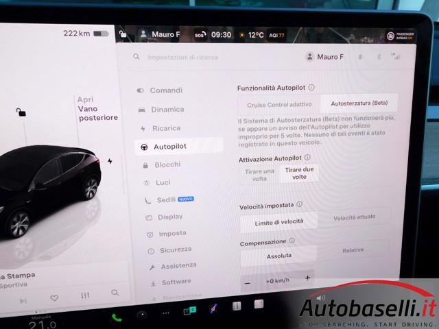 TESLA Model Y usata, con Chiusura centralizzata senza chiave