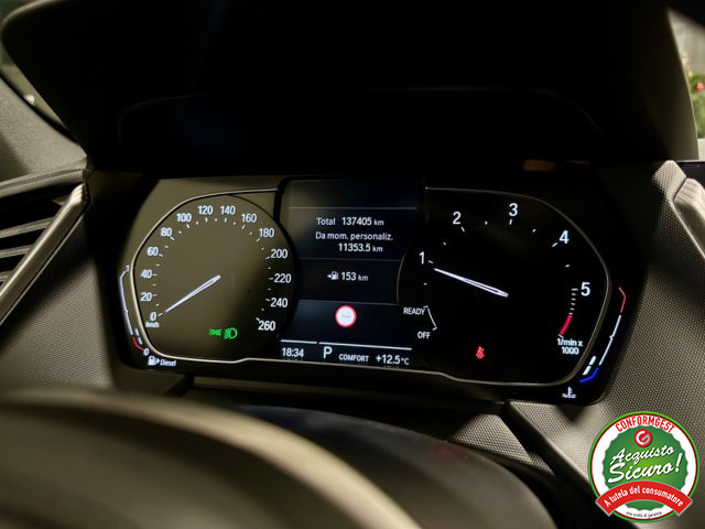 BMW 116 usata, con Sedili sportivi