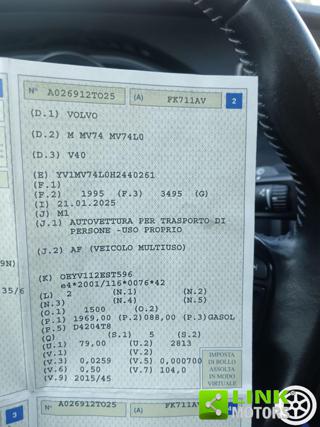 VOLVO V40 usata, con Park Distance Control