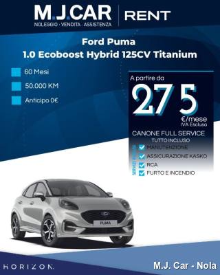FORD Puma 1.0 EcoBoost Hybrid 125 CV S&S Titanium