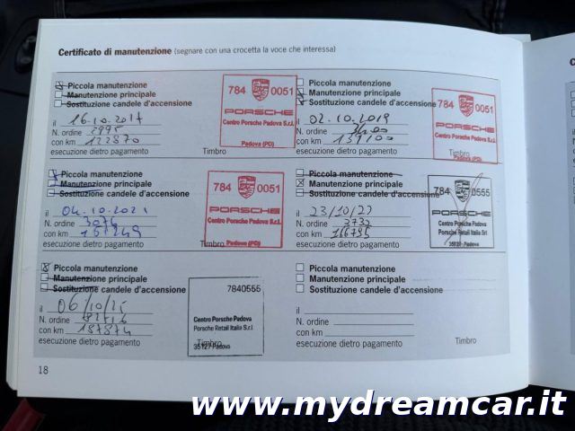 PORSCHE Boxster usata, con Airbag laterali