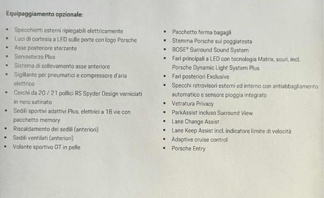 PORSCHE 911 usata, con Specchietti laterali elettrici
