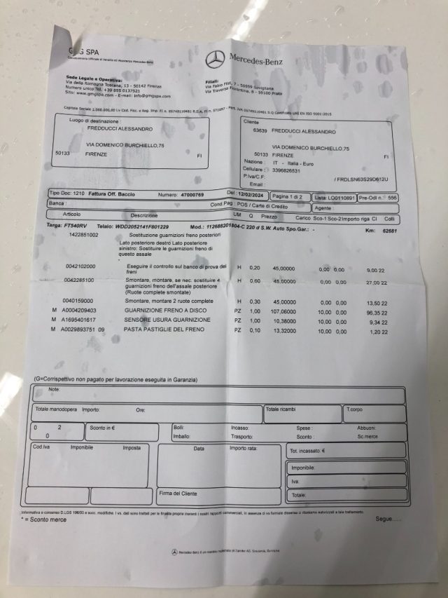 MERCEDES-BENZ C 220 usata 20